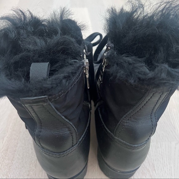 Prada Shearling Combat Boot - Picture 7 of 12